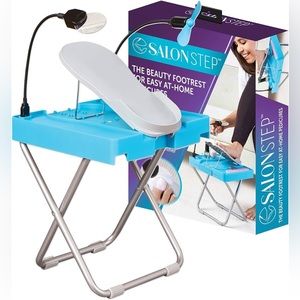 NWT Salon Step The Beauty Footrest For Easy At-Home Pedicures
